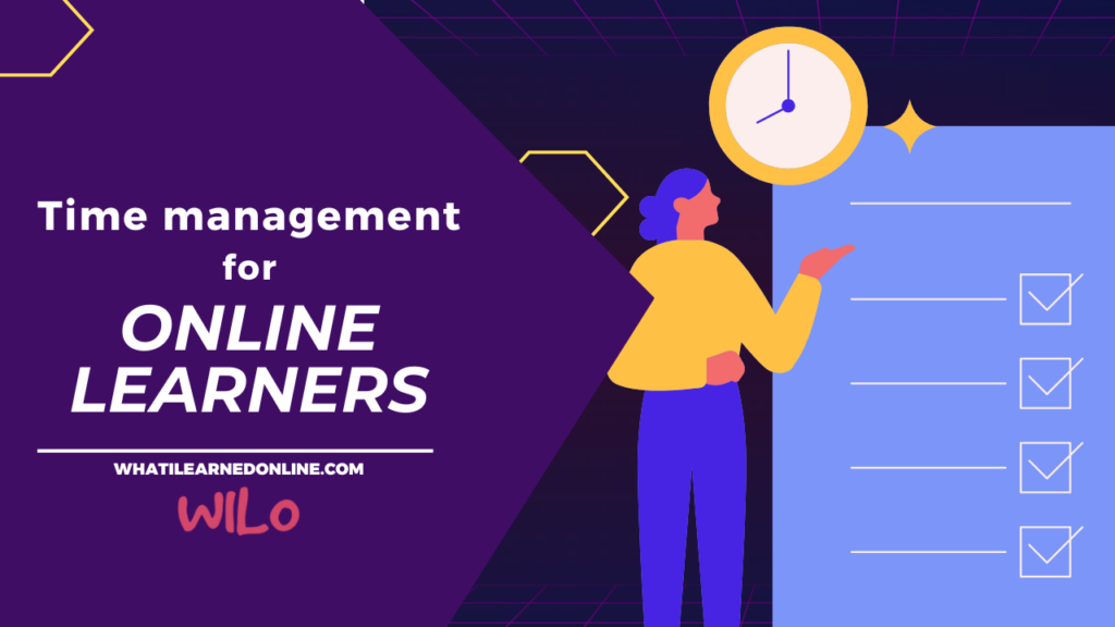 time management for online learners